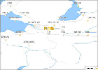 map of Vinne