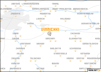 map of Vinnichki