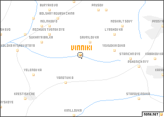 map of Vinniki
