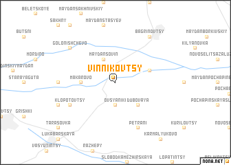 map of Vinnikovtsy