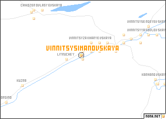 map of Vinnitsy-Simanovskaya