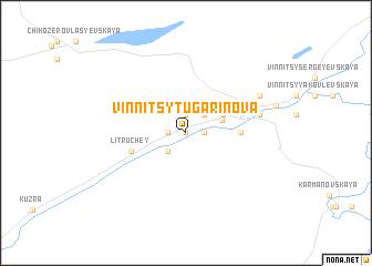 map of Vinnitsy-Tugarinova