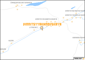 map of Vinnitsy-Yakhnovskaya