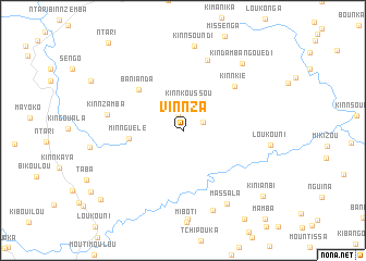 map of Vinnza