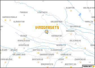 map of Vinogradets