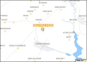 map of Vinogradnik