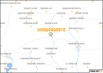 map of Vinogradnoye