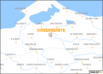 map of Vinogradnoye