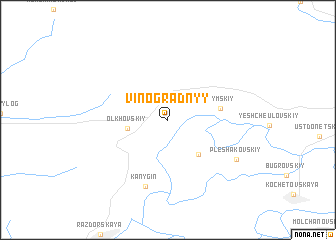 map of Vinogradnyy