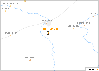 map of Vinograd