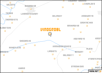 map of Vinogrobl\