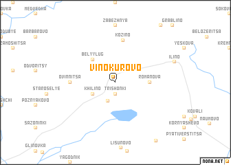 map of Vinokurovo