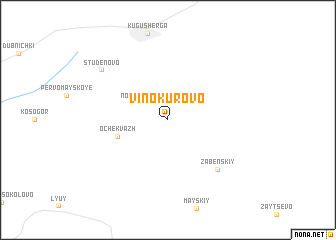 map of Vinokurovo