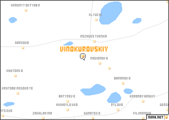 map of Vinokurovskiy