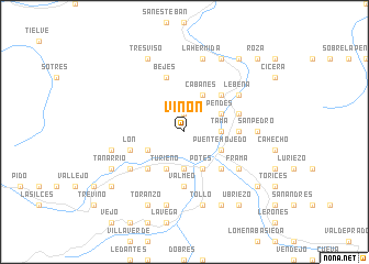 map of Viñón