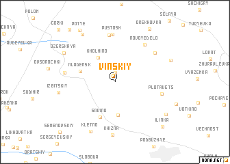 map of Vinskiy