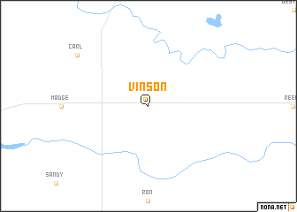 map of Vinson