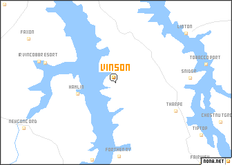 map of Vinson