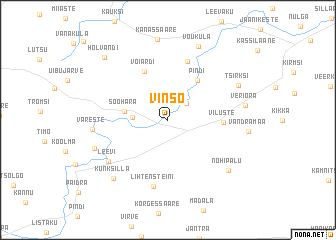 map of Vinso