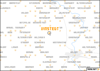 map of Vinstedt