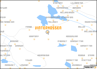 map of Vintermossen