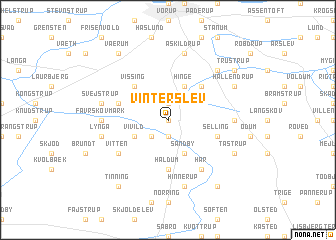 map of Vinterslev