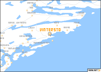 map of Vinterstø