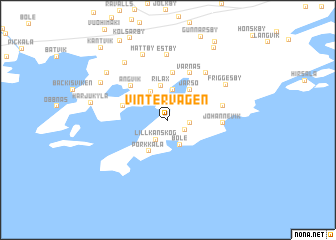 map of Vintervägen