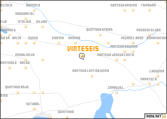 map of Vinte Seis