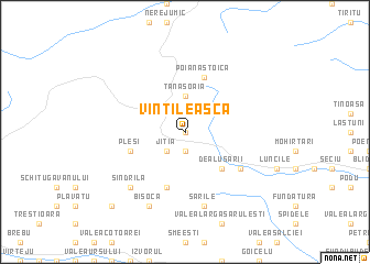 map of Vintileasca