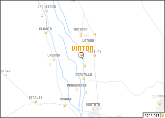 map of Vinton