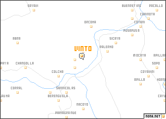 map of Vinto