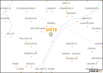 map of Vinto