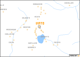 map of Vinto