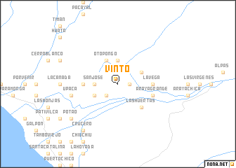 map of Vinto