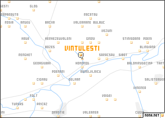 map of Vîntuleşti