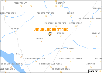 map of Viñuela de Sayago