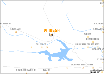 map of Vinuesa