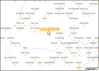 map of Vinvéréna