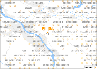 map of Vinxel