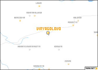 map of Vinyagolovo