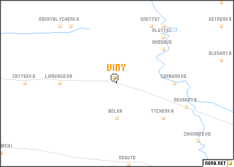 map of Viny