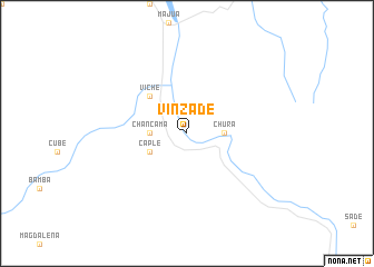 map of Vinzade