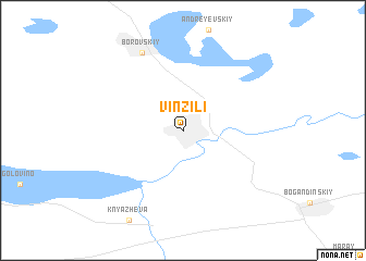 map of Vinzili