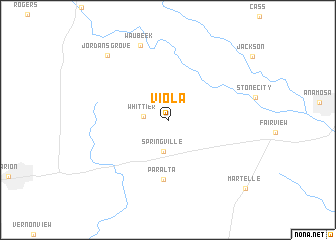 map of Viola