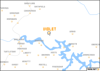 map of Violet