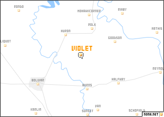 map of Violet