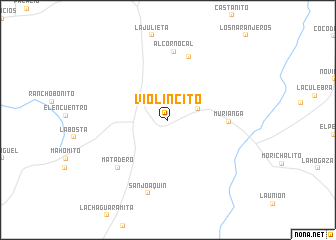 map of Violincito