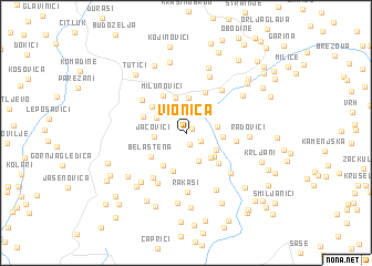 map of Vionica