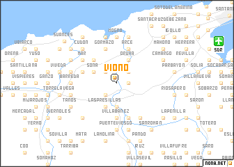 map of Vioño